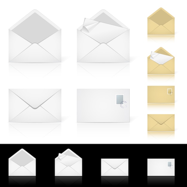 Set di icone diverse per e-mail