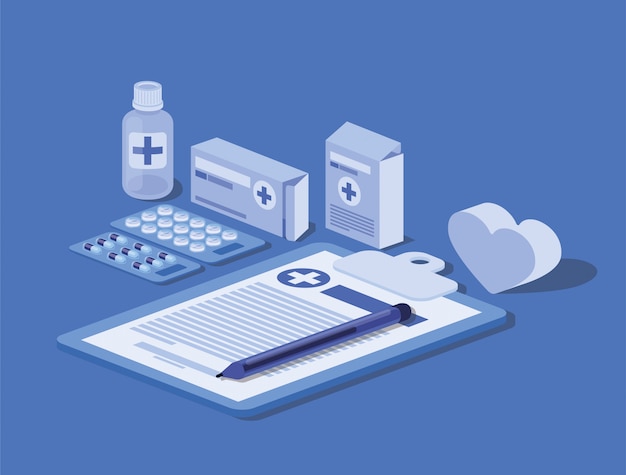 Set di icone mediche