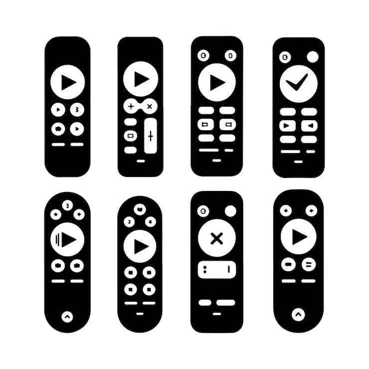 Vettore set di icone per dispositivi elettronici e gadget