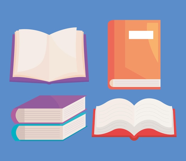 Set di libri educativi