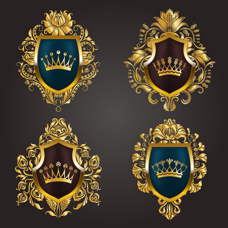 Vettore set di loghi monogramma