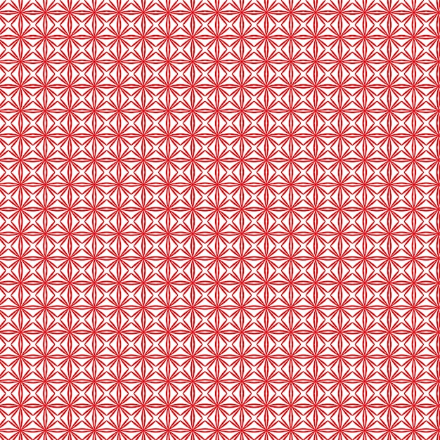 Set di motivi floreali geometrici senza cuciture tessili vettore premium