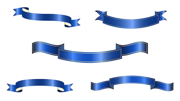 Set di nastri blu
