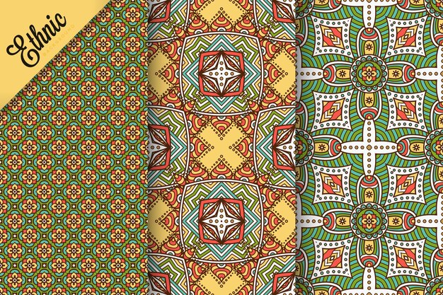 set di pattern senza soluzione di continuità con elementi geometrici