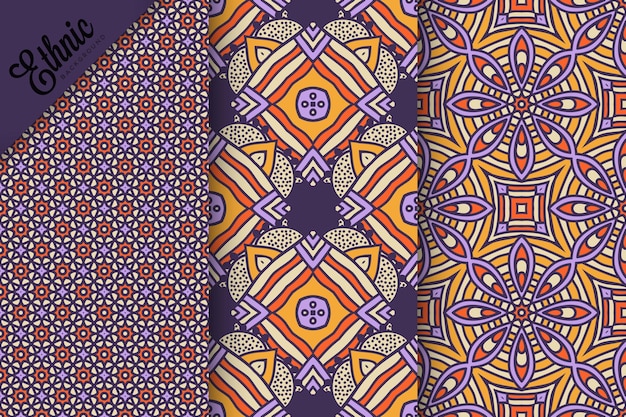 set di pattern senza soluzione di continuità con elementi geometrici