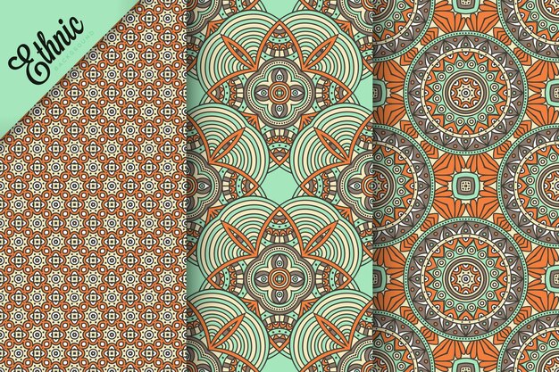 set di pattern senza soluzione di continuità con elementi geometrici