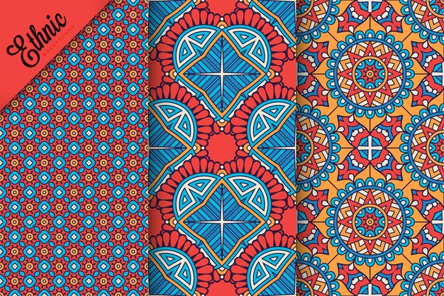 set di pattern senza soluzione di continuità con elementi geometrici