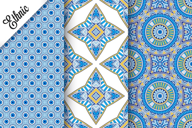 set di pattern senza soluzione di continuità con elementi geometrici