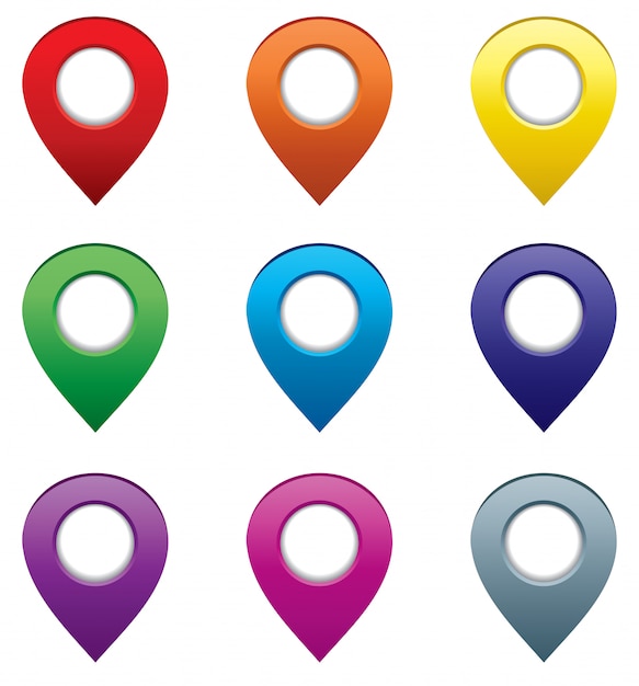 Set di puntatori della mappa.