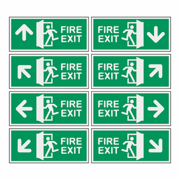 Set di segnali di uscita di emergenza