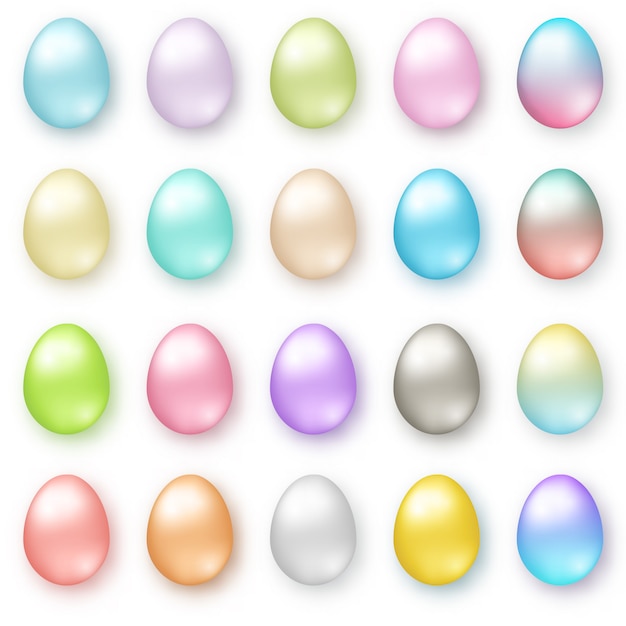 Set di uova realistiche