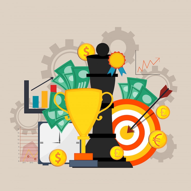 Vettore set di vari elementi infografici in stile piatto per il concetto di business.
