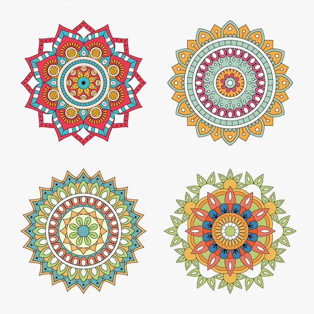 Set Mandala Colorato