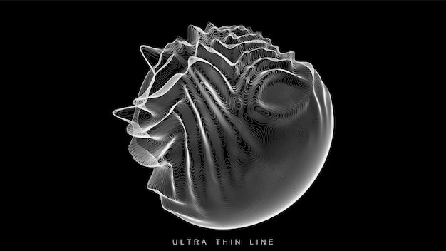 Sfera di linea distorta