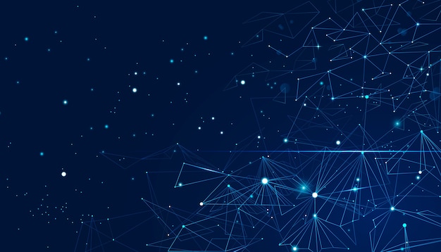 Sfondamento blu del gradiente della tecnologia digitale
