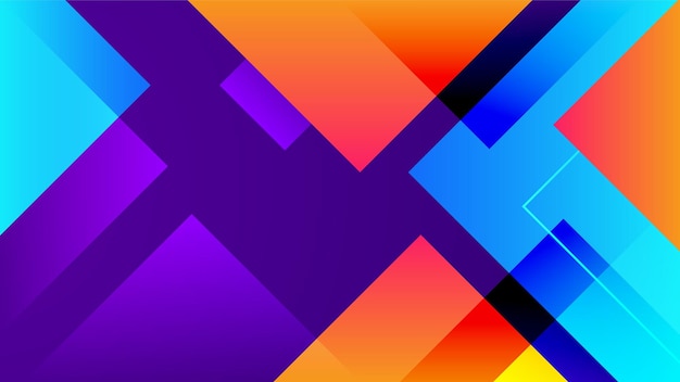 Sfondi a gradiente di colore abstract geometric square patterns vector trendy line design Simple minimal elements in line color gradient modern pattern background