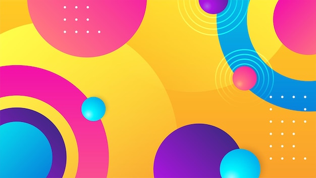 Sfondi a gradiente di colore abstract geometric square patterns vector trendy line design Simple minimal elements in line color gradient modern pattern background