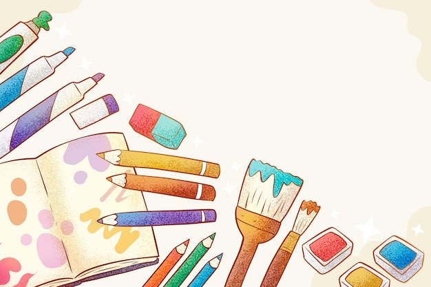 Sfondi artistici creativi disegnati a mano