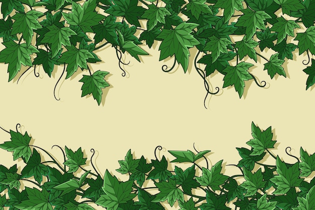 Sfondi di edera disegnati a mano