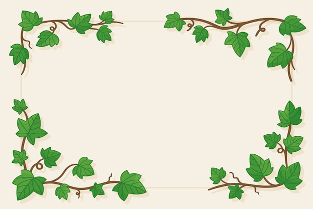 Sfondi di edera disegnati a mano