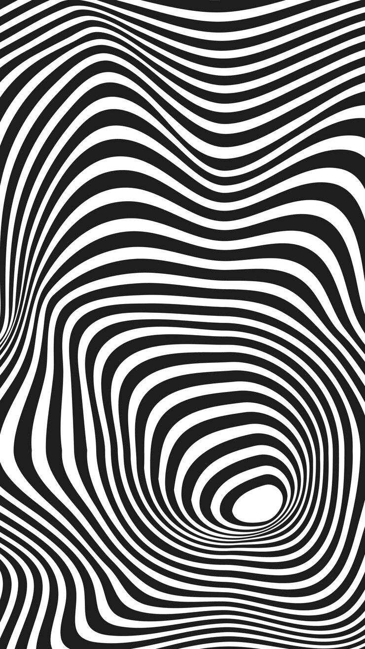 Sfondi di illusioni ottiche psichedeliche