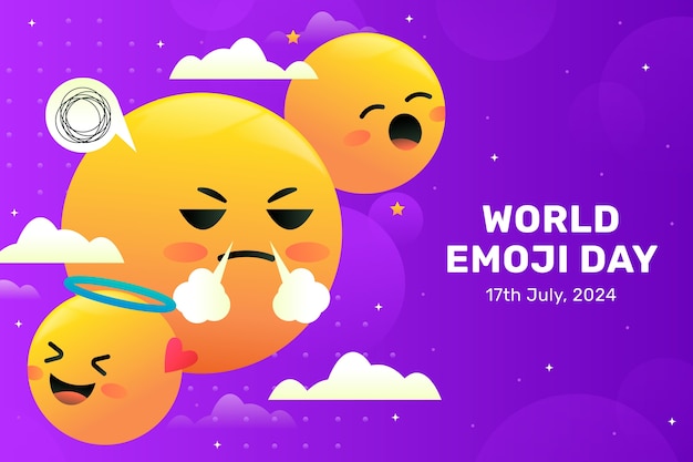 Sfondi per la celebrazione della giornata mondiale delle emoji