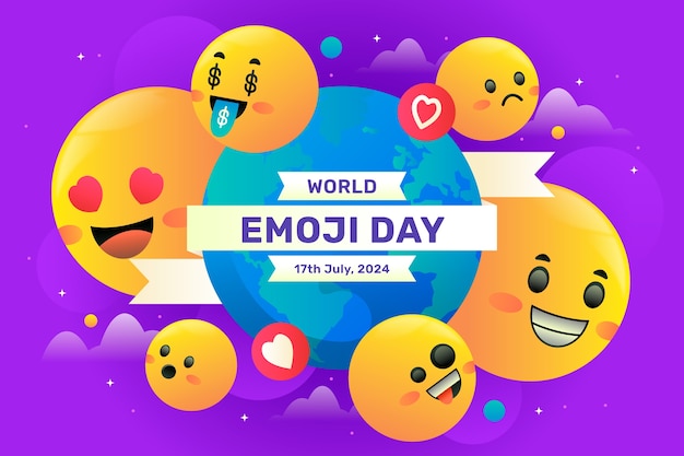 Sfondi per la celebrazione della giornata mondiale delle emoji