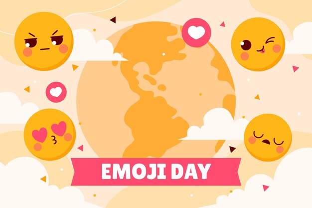 Sfondi per la celebrazione della giornata mondiale delle emoji