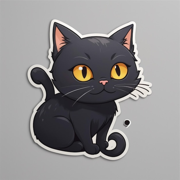 Sfondi vettoriali di cartoni animati di gatti neri