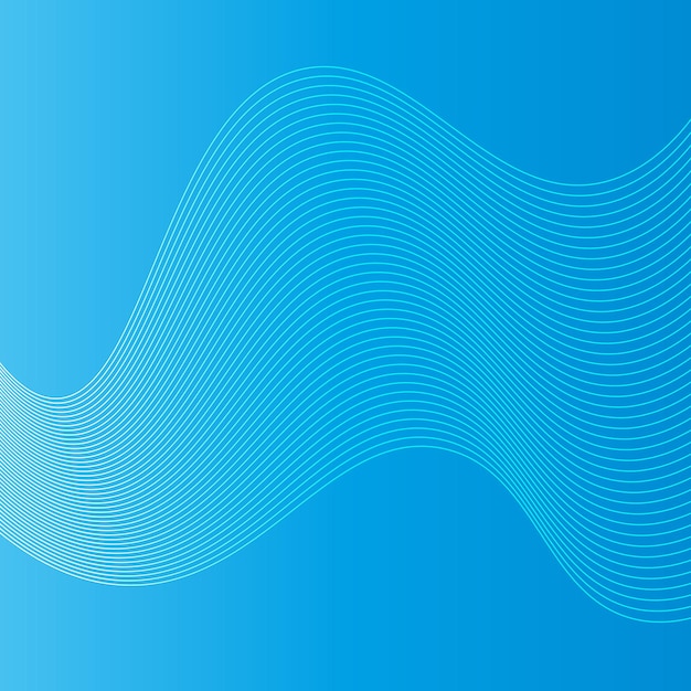 Sfondio a linea ondulata astratta o modello ondulato e sfondo web line art elegante