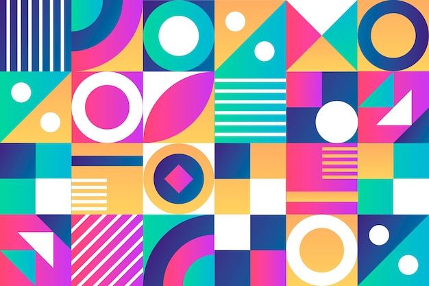 Sfondio a mosaico gradiente