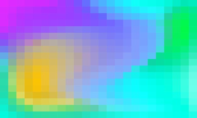 Sfondio abstract vettoriale e pixel colorati
