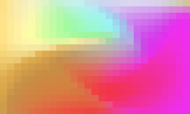 Sfondio abstract vettoriale e pixel colorati