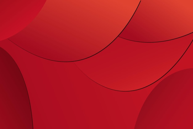 Sfondio astratto a gradiente rosso con una composizione di forme dinamiche Sfondio moderno