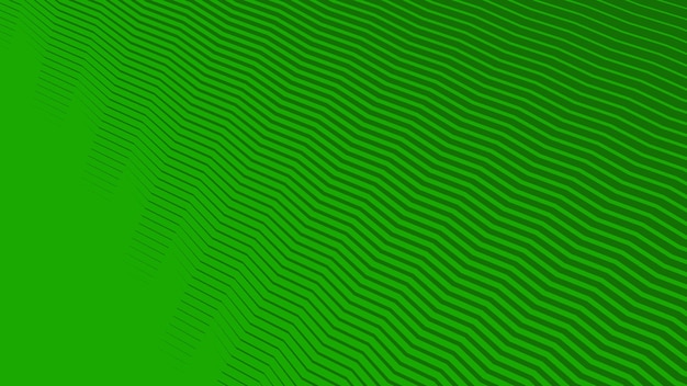Sfondio astratto a zig-zag verde per sfondo o stile di tessuto