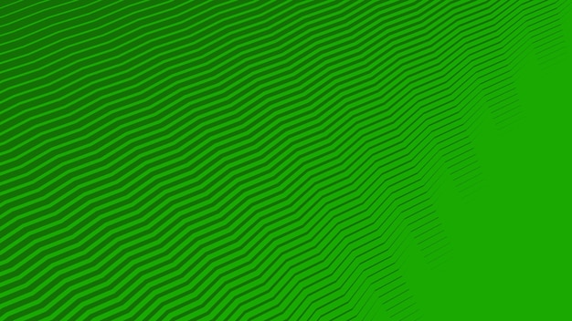 Sfondio astratto a zig-zag verde per sfondo o stile di tessuto