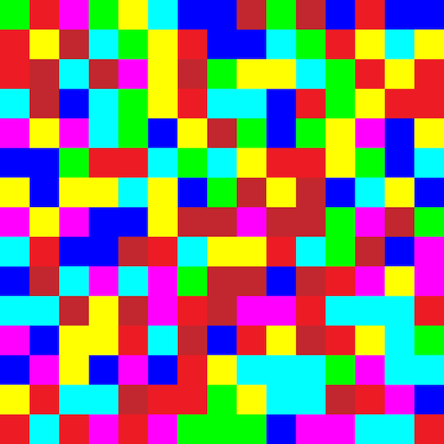 Sfondio astratto con quadrati di piastrelle colorate
