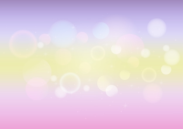 Sfondio astratto di colore pastello con bokeh