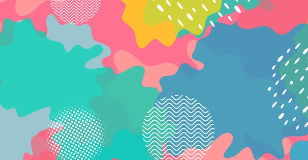 Sfondio creativo astratto con forma e colore geometrici