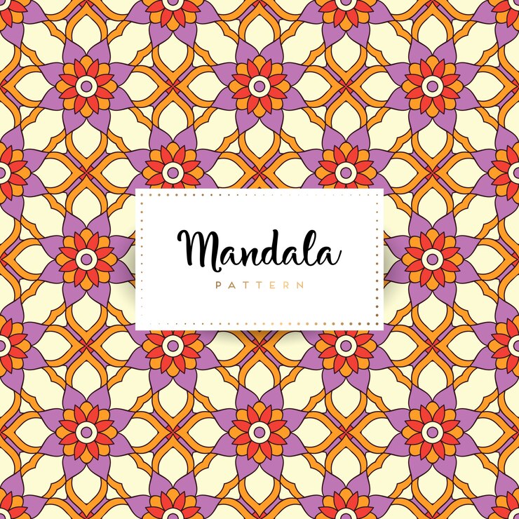 Vettore sfondio del design del mandala ornamentale di lusso