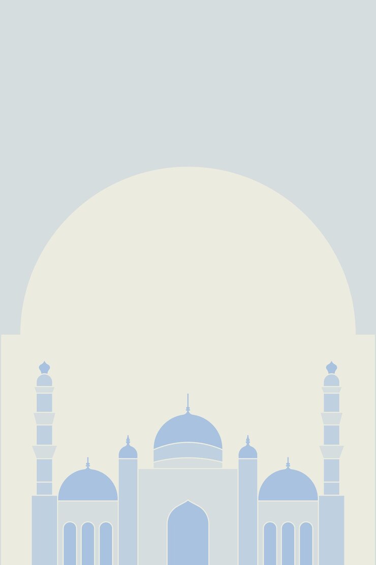 Vettore sfondio del poster della moschea