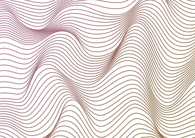 Sfondio della linea artistica a gradiente estetico