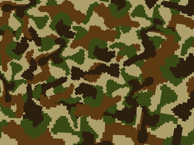 Sfondio di carta da parati a modello di camo pixel