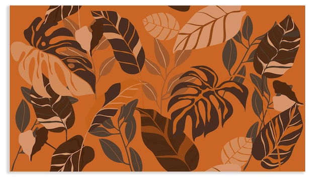 Sfondio di fiori tropicali