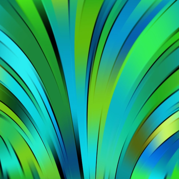 Sfondio di linee luminose lisce e colorate