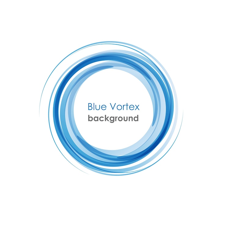 Sfondio di vortice blu