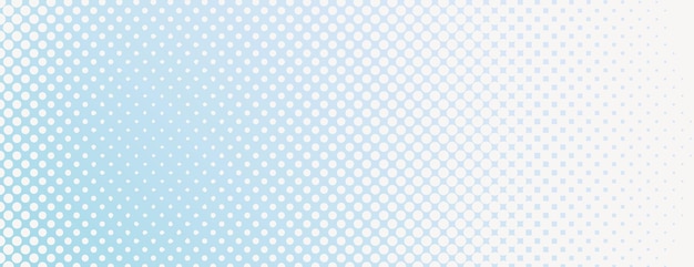 Sfondio gradiente blu e bianco con disegno punteggiato a mezza tonalità Sfondio graduante liscio
