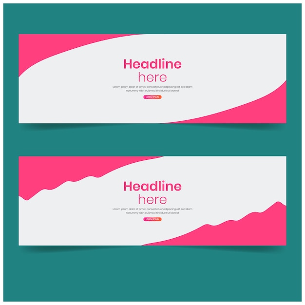 Sfondio in gradiente per il design del modello di banner