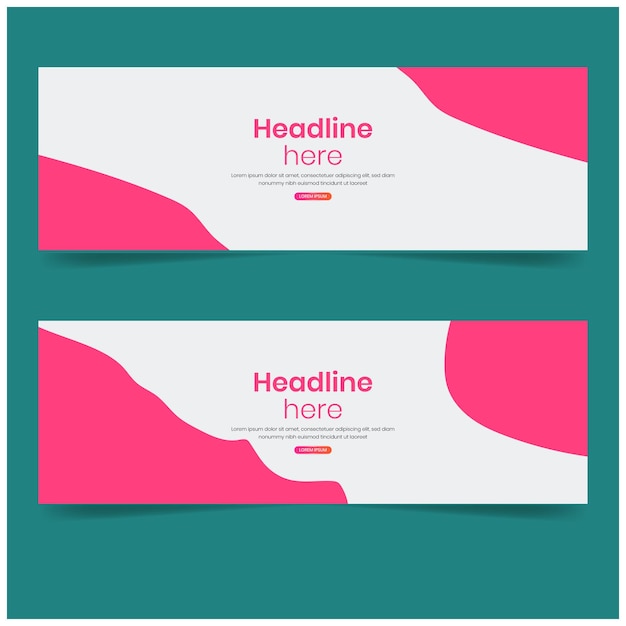 Sfondio in gradiente per il design del modello di banner