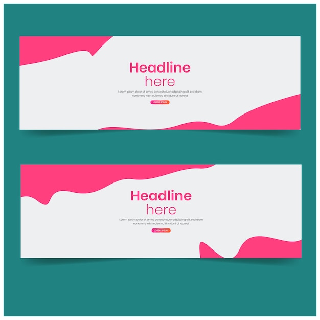 Sfondio in gradiente per il design del modello di banner